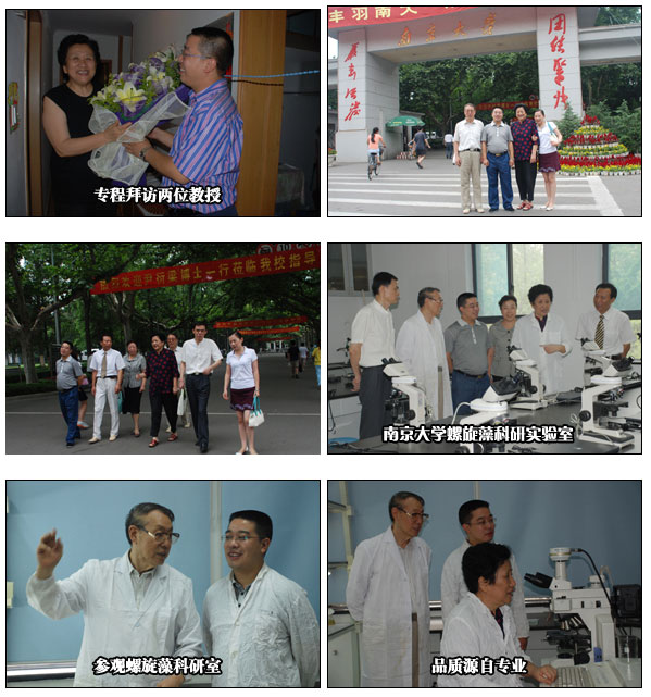 胡國(guó)安董事長(zhǎng)視察南京開(kāi)源微藻生物工程有限公司