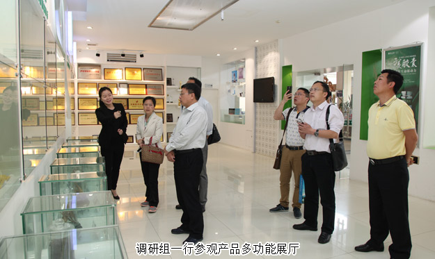 湖北蘄春縣委常委、統(tǒng)戰(zhàn)部長蔡緒銀一行蒞臨綠之韻考察調(diào)研