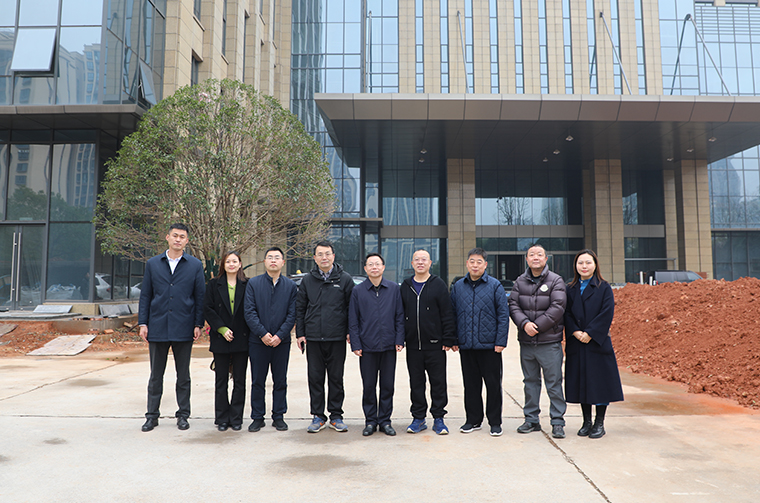 益陽市政協(xié)主席胡立安一行蒞臨綠之韻中心走訪調研